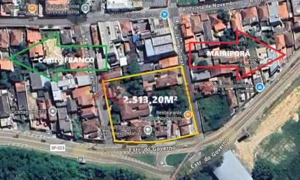 Lote / terreno de bairro para vender no bairro vila ramos  em franco da rocha