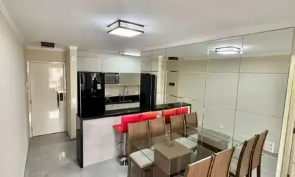 Apartamento de 85 m² na ponte grande, guarulhos - mobiliado com 2 dorms (1 suíte) e 1 vaga