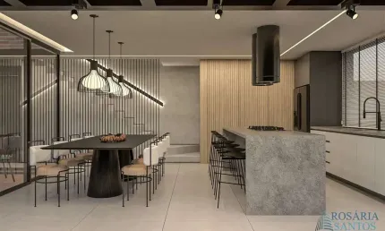 Apartamento espaçoso com 185.21m² tendo 03 suítes e 02 vagas privativas