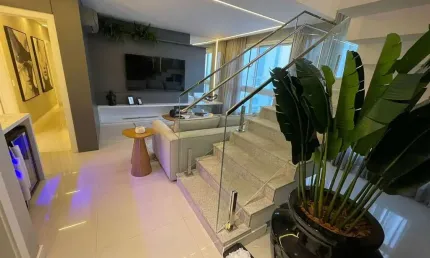 Sofisticada cobertura duplex com 03 suítes 04 vagas piscina privativa e lazer completo