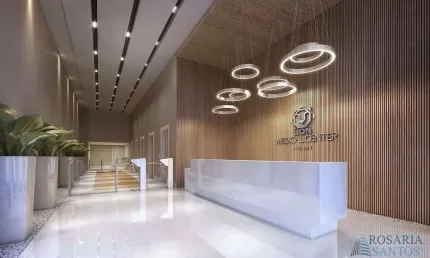 Ampla sala comercial com belíssima vista panôramica do porto de itajaí
