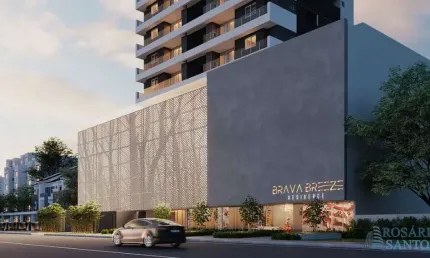 Sala comercial com 139,77m², localizada na praia brava ideal escritórios e empresas que buscam conforto e fácil acesso.