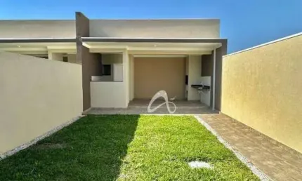 Casa nova de frente para a rua à venda, 3 quartos (1suíte), churrasqueira | Eucaliptos – Fazenda Rio Grande/PR.