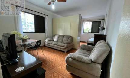 Venda Apartamento Santos SP - mAr dOce lAr sala living pronto para morar no Jose Menino a poucos passos do mar.