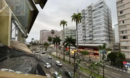 Venda Sala Comercial Santos SP - mAr dOce lAr de frente com excelente localização na Av. Ana Costa, no Gonzaga.