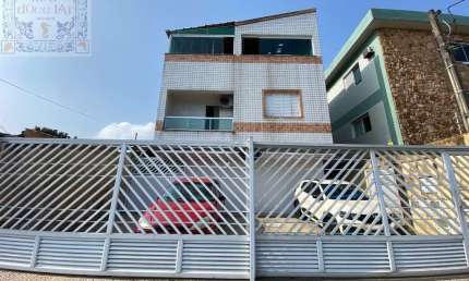 Excelente tríplex com 2 dorms, espaço gourmet, disponível para venda no bairro Esplanada, em São Vicente.