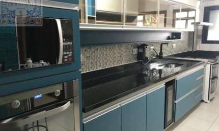 Venda Apartamento Santos SP - mAr dOce lAr rico em móveis planejados no bairro Campo Grande!