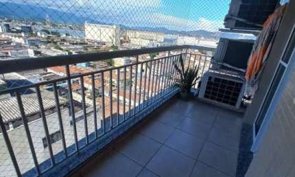 Venda Apartamento Santos SP - mAr dOce lAr com Varanda Gourmet e Closet no bairro Macuco ao lado do Embaré!