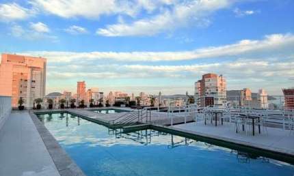 Apartamento para venda ou locação Santos SP - mAr dOce lAr moderno condominio com piscina