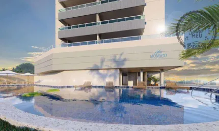 Apartamento com 2 dormitórios à venda, 77 m² por R$ 449.000,00 - Caiçara - Praia Grande/SP