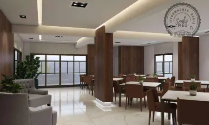 Apartamento com 3 quartos à venda na Rua Alberto Santos Dumont, Guilhermina, Praia Grande