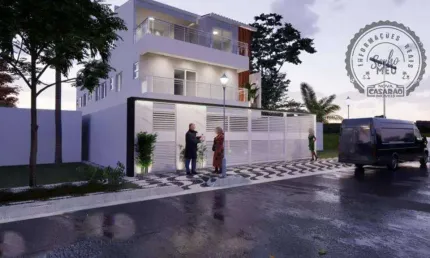 Casa em condomínio fechado com 2 quartos à venda na Rua Michel Alca, Vila Mirim, Praia Grande