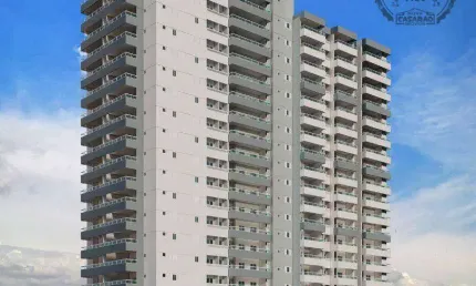 Apartamento com 2 dormitórios à venda, 76 m² por r$ 443.000,00 - caiçara - praia grande/sp
