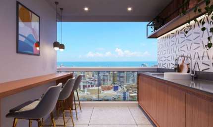 Apartamento com 2 quartos à venda na Rua Argentina, Guilhermina, Praia Grande