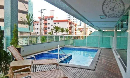 Cobertura com 3 dormitórios à venda, 155 m² por R$ 1.350.000,00 - Canto do Forte - Praia Grande/SP