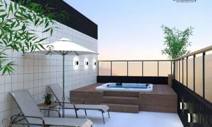 Apartamento com 2 quartos à venda na Avenida Costa Machado, Canto do Forte, Praia Grande