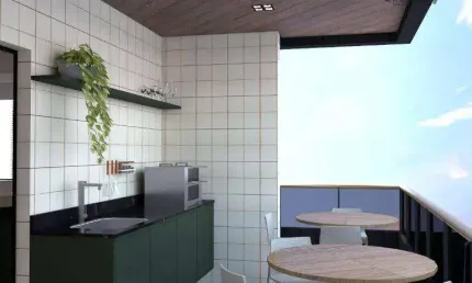 Apartamento com 2 quartos à venda na Avenida Costa Machado, Canto do Forte, Praia Grande