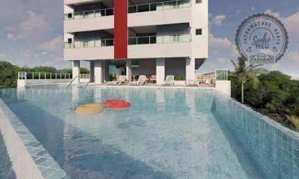 Apartamento com 2 dormitórios à venda, 79 m² por R$ 365.000,00 - Caiçara - Praia Grande/SP