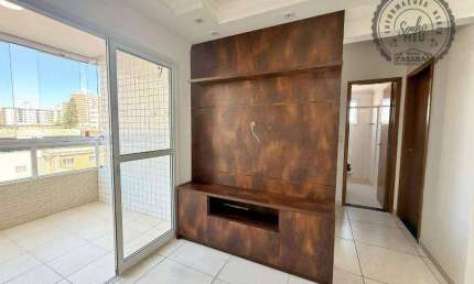 Apartamento com 2 dormitórios para alugar, 73 m² por R$ 3.100,00/mês - Vila Guilhermina - Praia Grande/SP