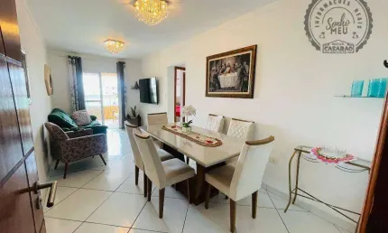 Apartamento localizado no bairro vila assunção - praia grande/sp