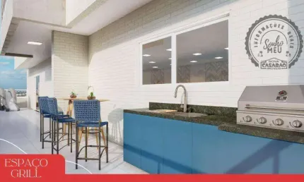 Apartamento com 3 quartos à venda na Rua Michel Alca, Cidade Ocian, Praia Grande