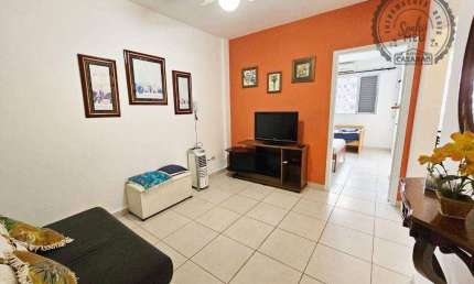 Apartamento com 1 quarto para alugar na Rua Londrina, Boqueirão, Praia Grande