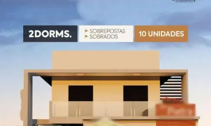 Casa em condomínio fechado com 2 quartos à venda na Rua Serra Negra, Jardim Imperador, Praia Grande