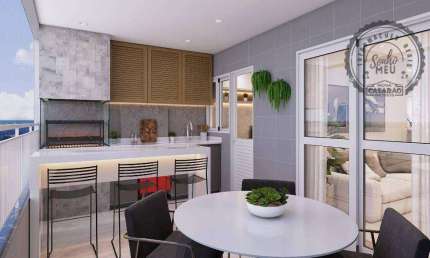 Apartamento com 2 quartos à venda na Rua General Osório, Canto do Forte, Praia Grande
