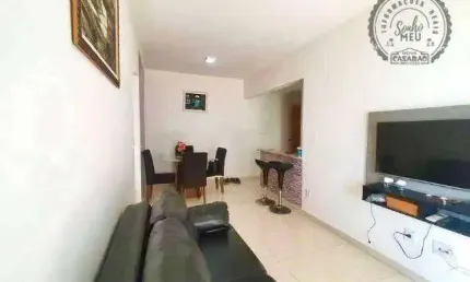 Apartamento localizado no bairro vila guilhermina - praia grande/sp