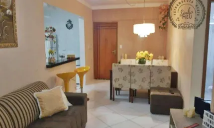 Apartamento com 2 dormitórios à venda, 82 m² por r$ 550.000,00 - tupi - praia grande/sp