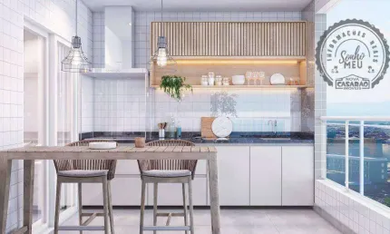 Apartamento com 2 quartos à venda na Avenida Presidente Kennedy, Vila Mirim, Praia Grande
