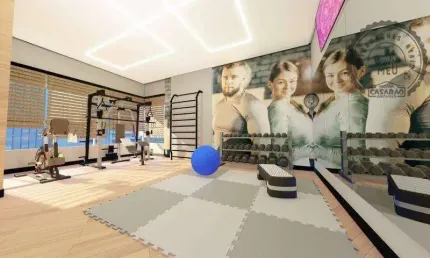 Apartamento com 1 quarto à venda na Rua Panamá, Guilhermina, Praia Grande