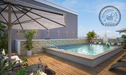 Apartamento com 2 quartos à venda na Avenida Jorge Hagge, Aviação, Praia Grande