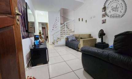 Casa com 2 dormitórios à venda, 94 m² por R$ 330.000,00 - Sítio do Campo - Praia Grande/SP
