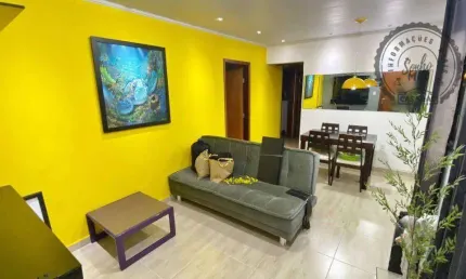 Apartamento com 2 dormitórios à venda, 70 m² por R$ 330.000,00 - Boqueirão - Praia Grande/SP