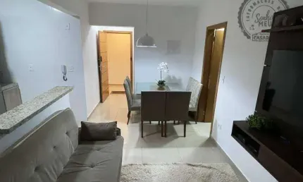 Apartamento com 1 dormitório à venda, 64 m² por R$ 450.000,00 - Aviação - Praia Grande/SP