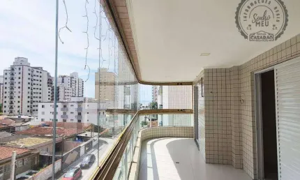 Apartamento com 3 dormitórios à venda, 132 m² por R$ 700.000,00 - Aviação - Praia Grande/SP