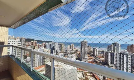Apartamento com 2 dormitórios à venda, 97 m² por R$ 620.000,00 - Guilhermina - Praia Grande/SP