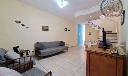 Sobrado com 3 dormitórios à venda, 150 m² por R$ 700.000,00 - Guilhermina - Praia Grande/SP