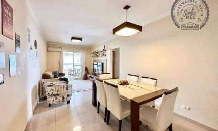 Apartamento com 3 dormitórios à venda, 119 m² por R$ 740.000,00 - Aviação - Praia Grande/SP