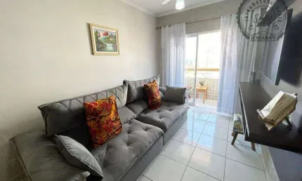 Apartamento com 1 dormitório à venda, 53 m² por R$ 320.000,00 - Tupi - Praia Grande/SP
