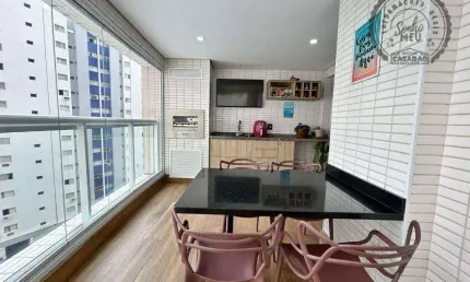 Apartamento com 3 quartos à venda na Avenida Presidente Castelo Branco, Guilhermina, Praia Grande