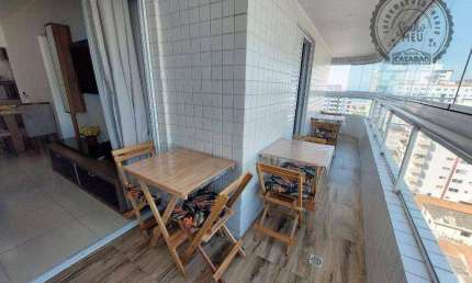 Apartamento com 2 quartos à venda na Rua Líbero Badaró, Cidade Ocian, Praia Grande