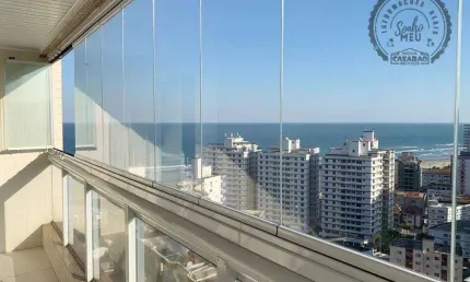 Apartamento com 2 quartos à venda na Avenida Presidente Sarmiento, Tupi, Praia Grande