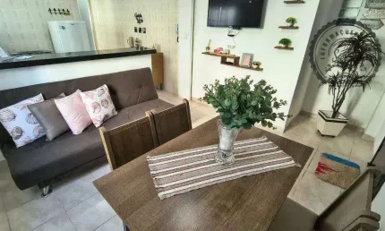 Apartamento com 1 quarto para alugar na Rua Caribas, Aviação, Praia Grande