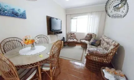 Apartamento com 2 dormitórios à venda, 95 m² por r$ 345.000,00 - tupi - praia grande/sp