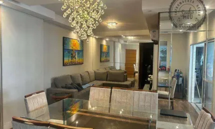 Apartamento com 3 quartos à venda na Rua Alberto Santos Dumont, Guilhermina, Praia Grande