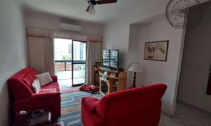 Apartamento com 1 dormitório à venda, 75 m² por R$ 320.000,00 - Guilhermina - Praia Grande/SP