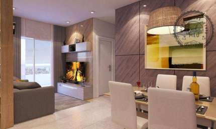 Apartamento com 1 quarto à venda na Rua Vinte e Seis de Janeiro, Vila Mirim, Praia Grande