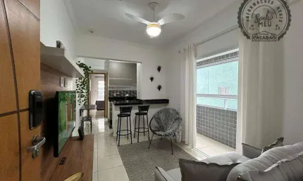 Apartamento com 1 quarto para alugar na Rua Campinas, Boqueirão, Praia Grande